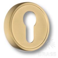 RO14Y GB ROSET Накладка с цилиндрическим отверстием для ключа, матовая латунь