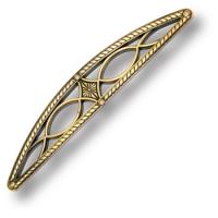1587-28 ATL Накладка декоративная, в форме короны, античная бронза-oro viejo