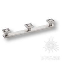 0471-006-3 Крючок трехрожковый с кристаллами Swarovski, никель