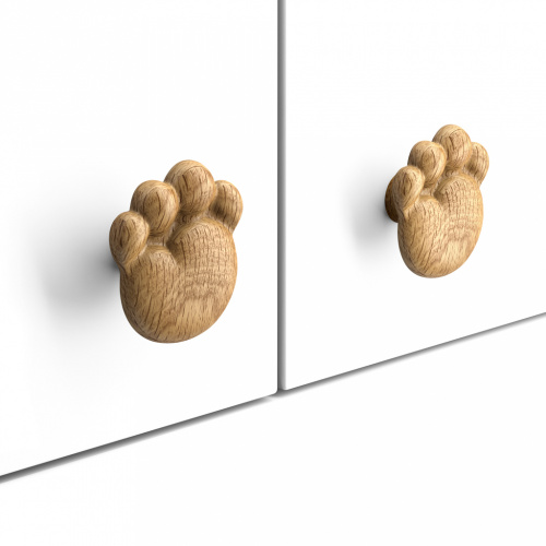 Ручка мебельная из массива Paw HL-047