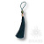 TASSEL-60-DARK-GREEN Кисточки для мебельных ручек, тёмный зелёный/глянцевое золото